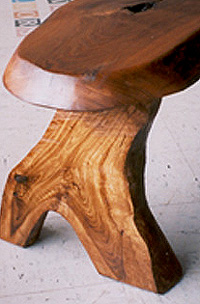 Cantilevered bench